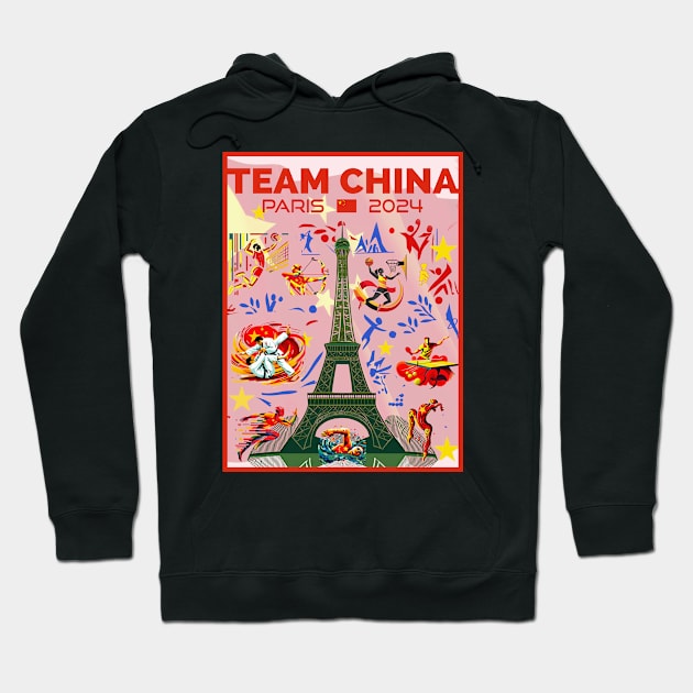 Team China - Paris 2024 Hoodie by Dec69 Studio